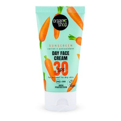 CREMA DE DIA FACIAL CON PROTECCION SOLAR ZANAHORIA + ANTIOXI