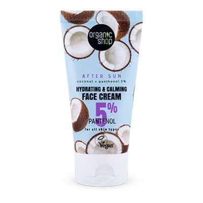 CREMA FACIAL HIDRATANTE Y CALMANTE AFTERSUN COCO + PANTENOL