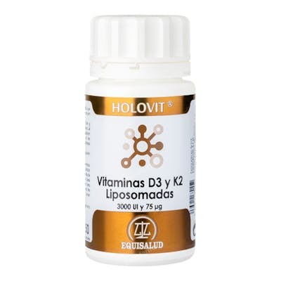 HOLOVIT VITAMINAS D3 K2 LIPOSOMADAS 3000ui  50 cap