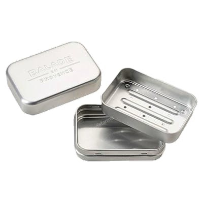 JABONERA ALUMINIO PARA SOLIDOS + ESCURRIDOR