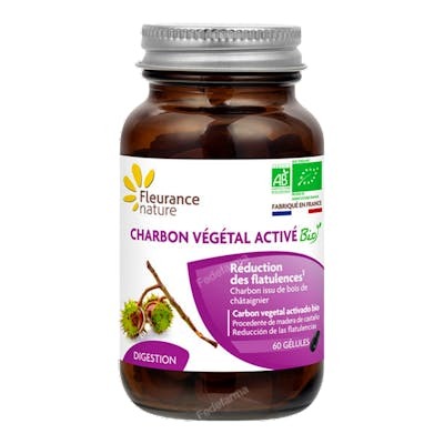 FLEURANCE NATURE CARBON VEGETAL ACTIVADO 60 CAPS BIO
