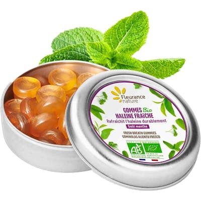 GOMINOLAS ALIENTO FRESCO BIO CAJA METALICA DE 35G