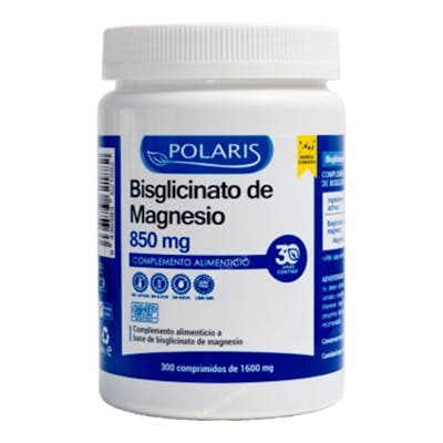 BISGLICINATO DE MAGNESIO 850 MG 300 TABLETAS