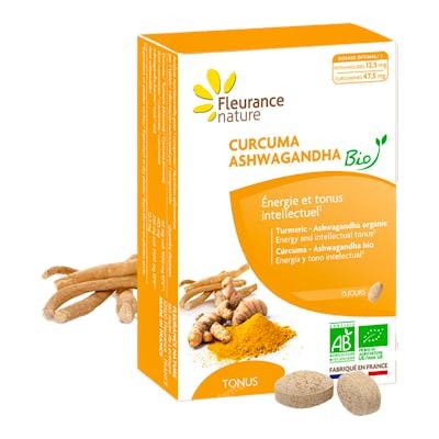 CURCUMA - ASHWAGANDHA 15 COMPRIMIDOS BIO
