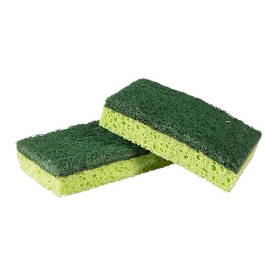 ESTROPAJO FUERTE SISAL/PET Y ESPONJA DE CELULOSA  2 UD