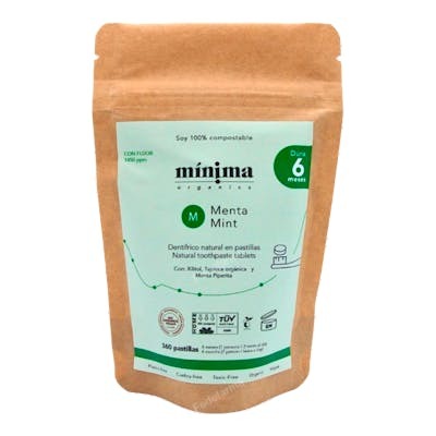 DENTIFRICO EN PASTILLA MENTA CON FLUOR â?? RECARGA BOLSA 360