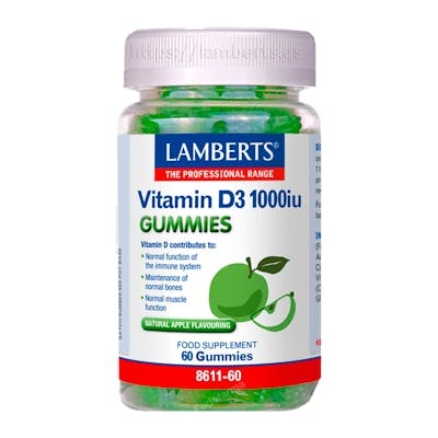 VITAMINA D3 1000 UI 60 GUMMIES
