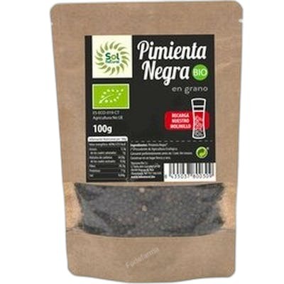 PIMIENTA NEGRA EN GRANO 100 G BIO