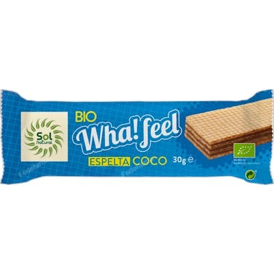 WHA! FEEL SNACK ESPELTA Y COCO 20 X 30 G BIO