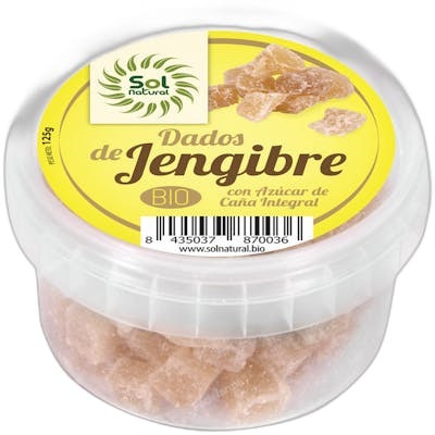 DADOS DE JENGIBRE 125 G BIO