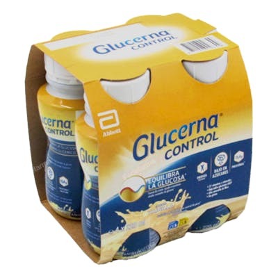 GLUCERNA CONTROL 4X220 ML VAINILLA PACK