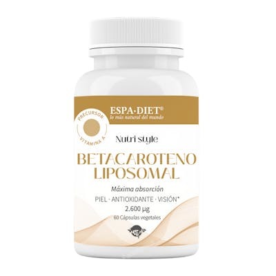 BETACAROTENO LIPOSOMAL 60 CAPSULAS