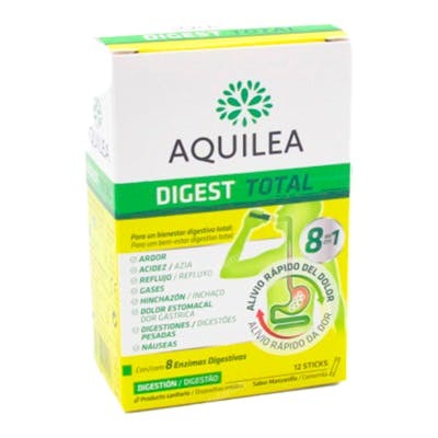 AQUILEA DIGEST TOTAL 12 STICKS 2,5 G MANZANILLA