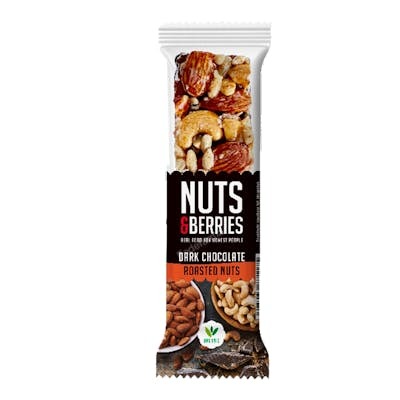 BARRITA CHOCO NEG.F.SECOS TOSTADOS 40G