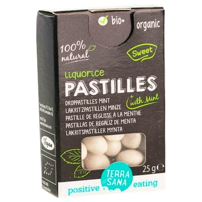 PASTILLAS DE REGALIZ CON MENTA 25 gr BIO