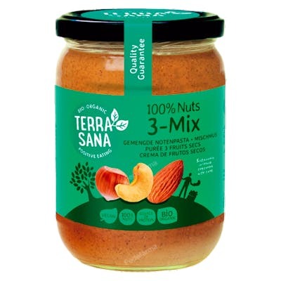 CREMA 3 MIX FRUTOS SECOS SIN CACAHUETE 500 GR BIO