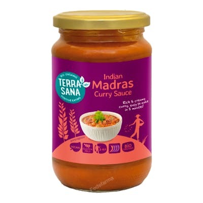 SALSA CURRY MADRAS 350 gr BIO VEGAN