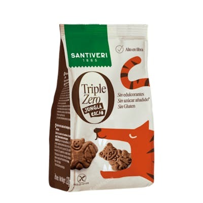 GALLETAS JUNGLA CACAO T. ZERO