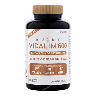OMEGA 3 DHA 600MG EPA+DHA 60CAPSULAS