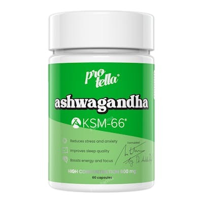 ASHWAGANDHA KSM 66 600MG 60 CAPSULAS