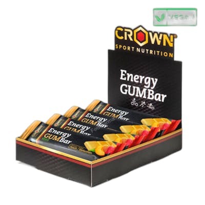 ENERGY GUM BAR MELOCOTON, 12 X 30 G