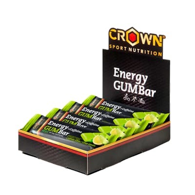 ENERGY GUM BAR SABOR LIMA-LIMON, 12 X 30 G