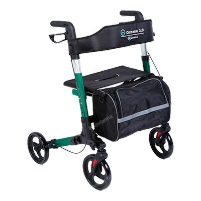 MORETTI ROLLATOR DE ALUMINIO OCEANO 2.0 VERDE
