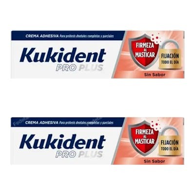 KUKIDENT PRO PLUS FIRMEZA AL MASTICAR 40 G S/SABOR