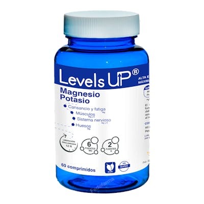 BIOSERUM LEVELS UP MAGNESIO POTASIO 60 COMP