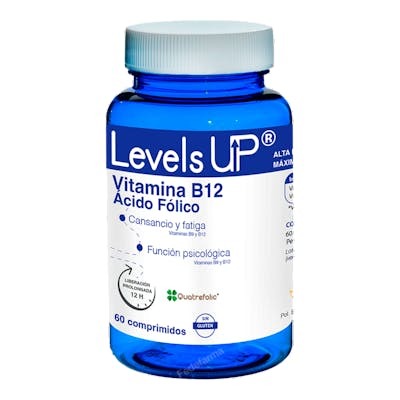 BIOSERUM LEVELS UP VITAMINA B12 ACIDO FOLICO 60 COMP