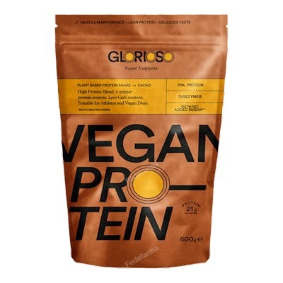GLORIOSO VEGAN PROTEIN CHOCOLATE 600g SG VEGAN