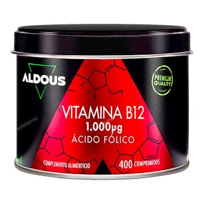 VITAMINA B12 CON ACIDO FOLICO 400 COMPRIMIDOS