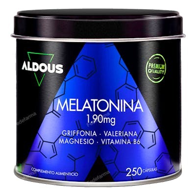 MELATONINA CON MAGNESIO, GRIFFONIA, VALERIANA Y VITAMINA B6