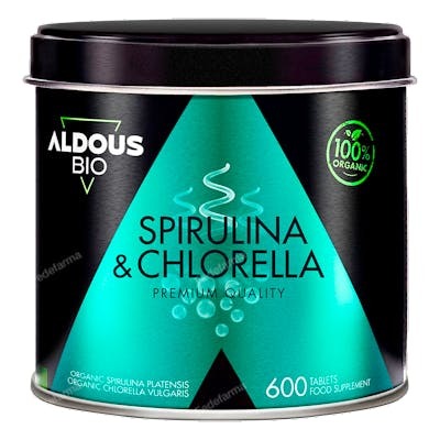 ESPIRULINA Y CHLORELLA BIO 600 COMP