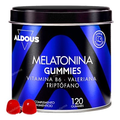 MELATONINA CON TRIPTOFANO, VALERIANA Y VITAMINA B6 120 GUMMI
