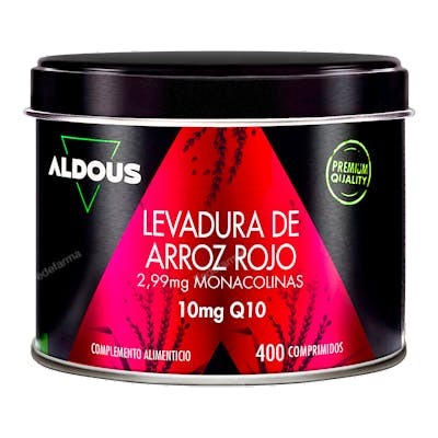 ALDOUS BIO LEVADURA DE ARROZ ROJO CON COENZIMA Q10 400 COMP
