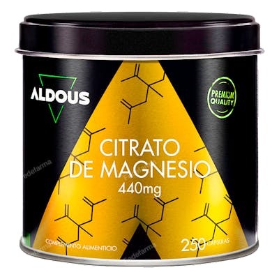 ALDOUS BIO CITRATO DE MAGNESIO 250 CAPSULAS