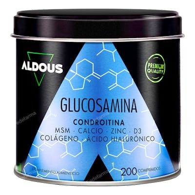 ALDOUS BIO GLUCOSAMINA, CONDROITINA, MSM, COLAGENO, ACIDO HI