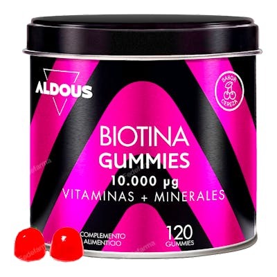 BIOTINA 10.000 MCG CON ACIDO FOLICO, ZINC, SELENIO, YODO + V