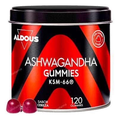 ASHWAGANDHA 120 GUMMIES SABOR NATURAL A CEREZA