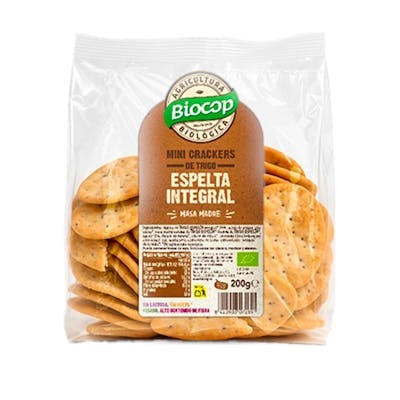 MINI CRACKER TESPELTA INTMMADRE BIOCOP 200G