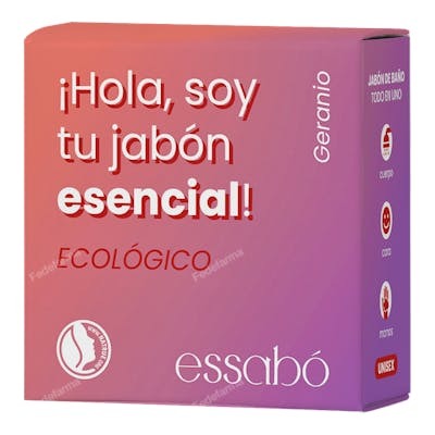 JABON ESENCIAL GERANIO 120G ECO