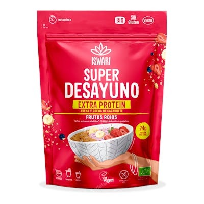 SUPER DESAYUNO EXTRA PROTEIN FRUTOS ROJOS 360 GR