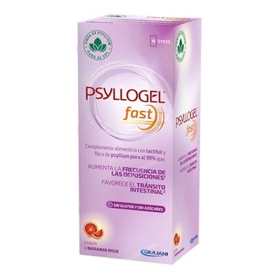 PSYLLOGEL FAST 10 STICKS NARANJA ROJA