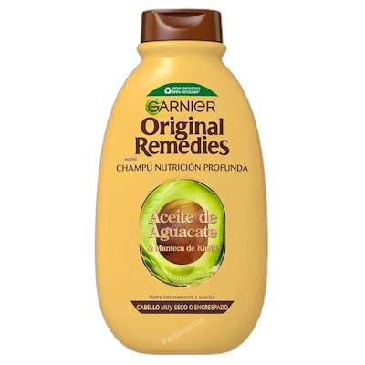 ORIGINAL REMEDIES CHAMPU ACEITE DE AGUACATE Y MANTECA DE KAR