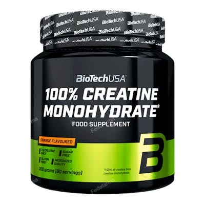 BIOTECHUSA 100% CREATINE MONOHYDRATE 300G NARANJA