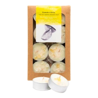 CANVELA - CAJA REGALO 8 UDSVELAS DE TÉ PERFUMADA ESENCIA CÍ
