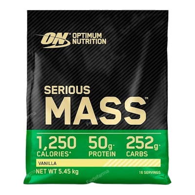 OPTIMUM NUTRITION SERIOUS MASS 12LB VANILLA REDESIGN