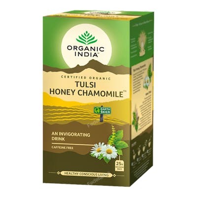 ORGANIC INDIA TULSI HONEY CHAMOMILLE INFUSION AYURVEDICA 25