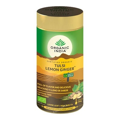 ORGANIC INDIA TULSI LEMON GINGER INFUSION AYURVEDICA 100 GR